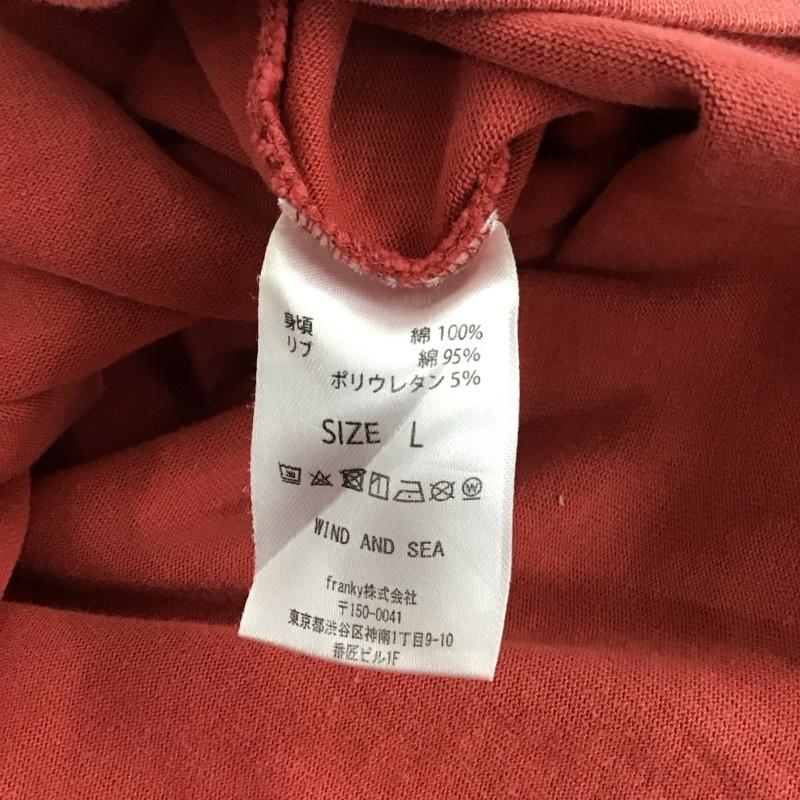 ウィンダンシー WIND AND SEA Tシャツ 半袖 L ロゴ、文字 X プリント マルチカラー / マルチカラー / メンズ USED 古着 中古 10137022