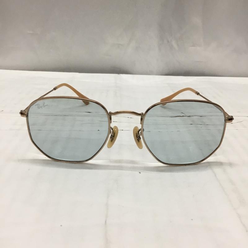 レイバン Ray-Ban めがね・サングラス サングラス RB3548-N 9131 0Y HEXAGONAL EVOLVE FLAT LENSES ロゴ、文字 金 / ゴールド / メンズ USED 古着 中古 10111052