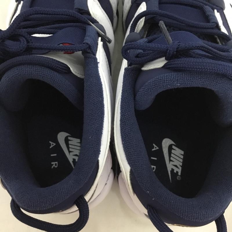 ナイキ NIKE スニーカー スニーカー FQ8182-100 AIR MORE UPTEMPO 96 28cm 箱有 28.0cm ロゴ、文字 白 / ホワイト / X 紺 / ネイビー / メンズ USED 古着 中古 10129908