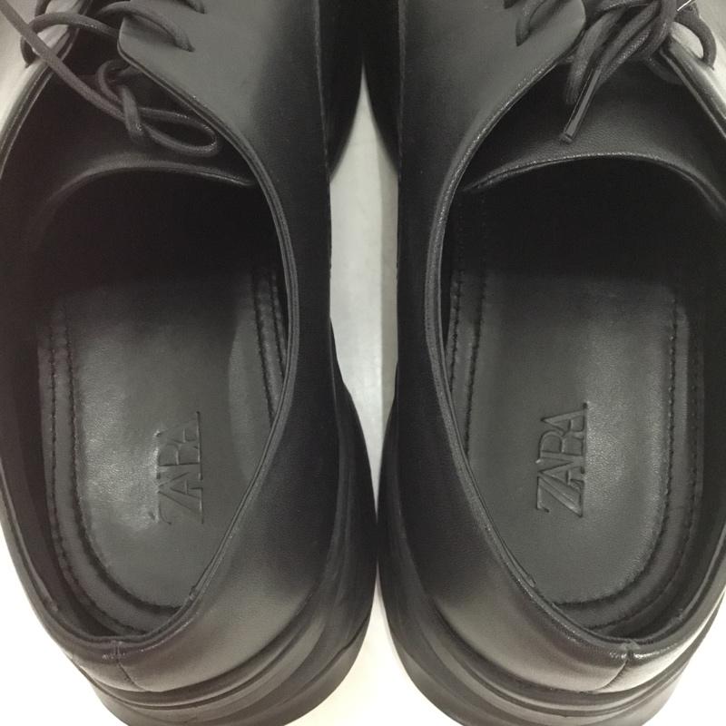ザラ ZARA カジュアルシューズ カジュアルシューズ 2411 320 800 VIBRAM EU43 無地 黒 / ブラック / メンズ USED 古着 中古 10132244