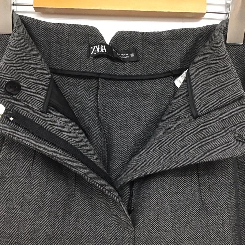 ザラ ZARA パンツ スラックス S 無地 チャコールグレー / チャコールグレー / レディース USED 古着 中古 10137752