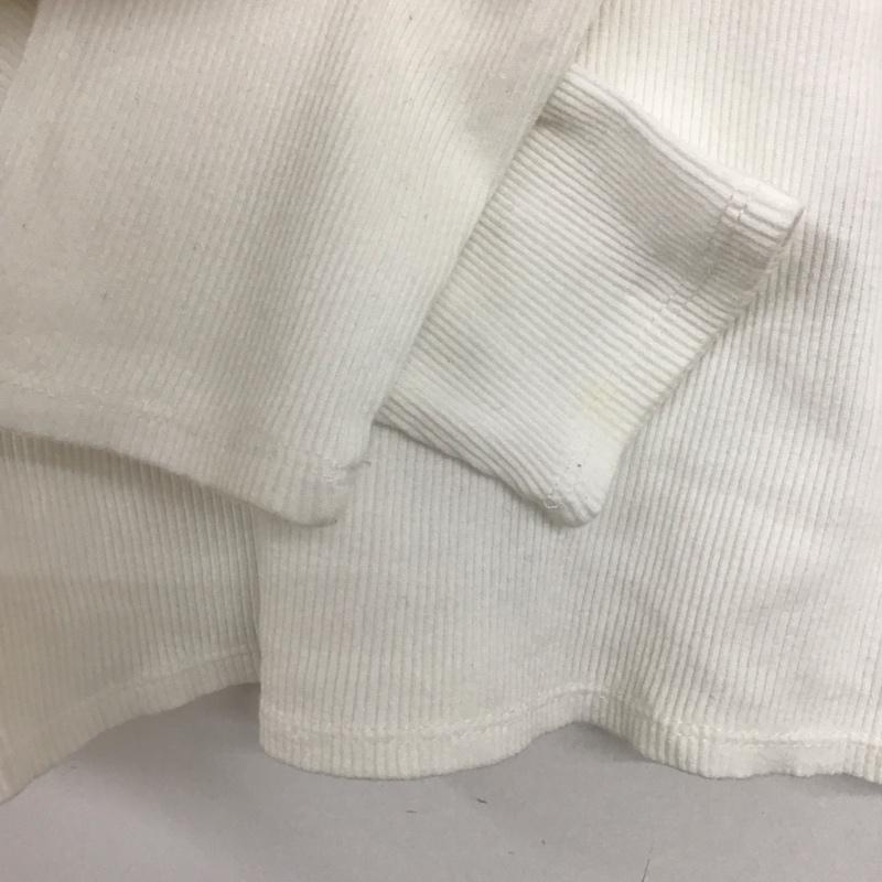 ロペピクニック ROPE PICNIC カットソー 長袖 38 無地 白 / ホワイト / レディース USED 古着 中古 10136656