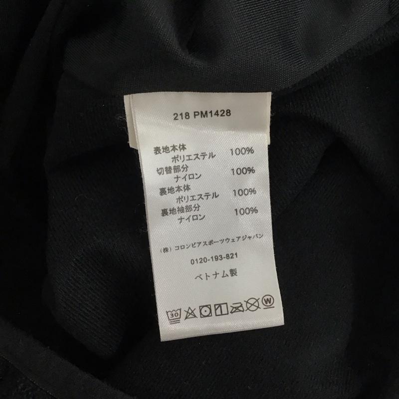 コロンビア Columbia ジャケット、上着 ジャンパー、ブルゾン 218 pm1428 フリースジャケット ジップアップジャケット アウター S ロゴ、文字 黒 / ブラック / メンズ USED 古着 中古 10140949