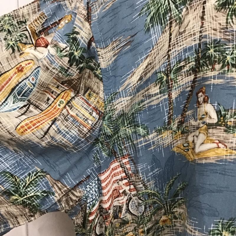 古着 USED シャツ、ブラウス 半袖 半袖シャツ カラーシャツ 半袖カットソー アロハシャツ プリントシャツ XXL プリント マルチカラー / マルチカラー / メンズ USED 古着 中古 10106647