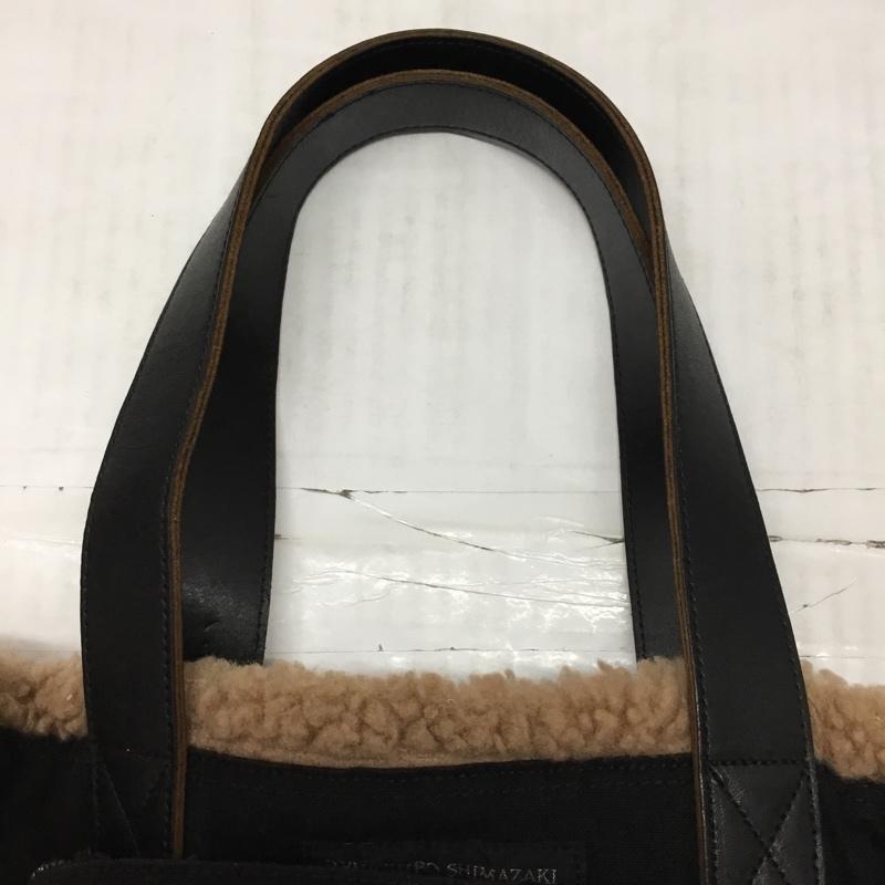 リュウイチロウシマザキオム RYUICHIRO SHIMAZAKI homme トートバッグ トートバッグ ボア ロゴ、文字 黒 / ブラック / メンズ USED 古着 中古 10118023