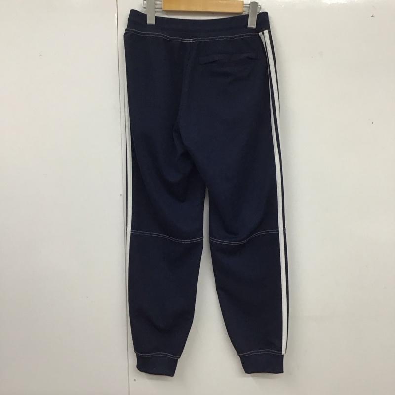 アディダス adidas パンツ ワークパンツ、ペインターパンツ ジャージ パンツ ワイドパンツ カジュアルパンツ トラックパンツ 無地 紺 / ネイビー /  メンズ USED 古着 中古 10123689