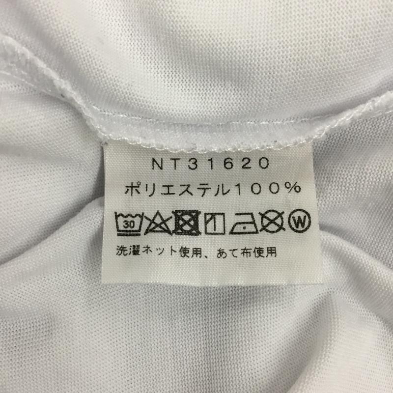ザノースフェイス THE NORTH FACE Tシャツ 半袖 nt31620 ショートスリーブカラードームT 半袖カットソー プリントTシャツ クルーネックカットソー S ロゴ、文字 白 / ホワイト /  メンズ USED 古着 中古 10114098