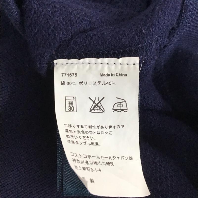 ラルフローレン RALPHLAUREN パーカー 長袖 ジップアップパーカー 長袖パーカー スウェットパーカー XL ロゴ、文字 紺 / ネイビー / レディース USED 古着 中古 10136119