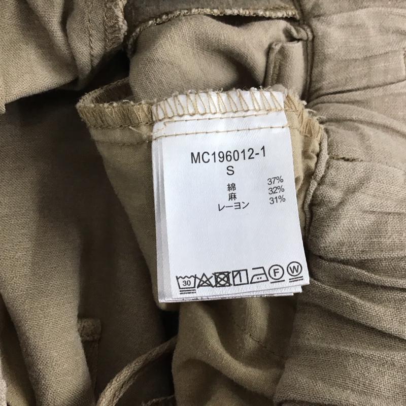 スタディオクリップ studio CLIP パンツ スラックス テーパードパンツ S 無地 ベージュ / ベージュ / レディース USED 古着 中古 10131921