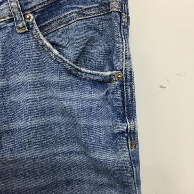 ザラ ZARA パンツ デニム、ジーンズ 38 無地 水色 / ライトブルー / レディース USED 古着 中古 10136636