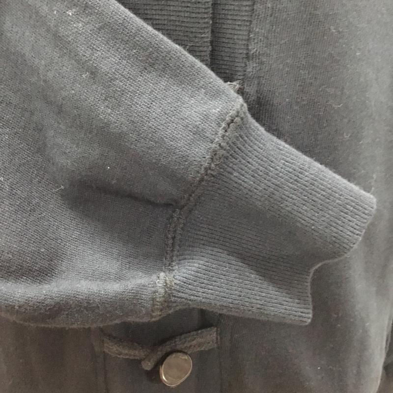 ノートン Norton カーディガン 長袖 33N1208 スウェット ショールカラー バックプリント 刺繍 M ロゴ、文字 黒 / ブラック / メンズ USED 古着 中古 10109267