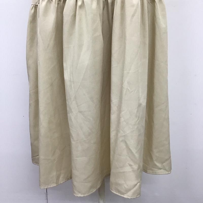 ダブルクローゼット w closet ワンピース ロングスカート FREE 無地 ベージュ / ベージュ / レディース USED 古着 中古 10121267