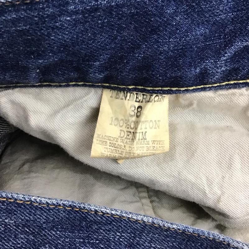 テンダーロイン TENDERLOIN パンツ デニム、ジーンズ デニムパンツ ワイドパンツ カジュアルパンツ 38 無地 インディゴ / インディゴ / メンズ USED 古着 中古 10115941