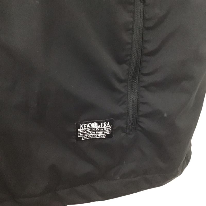 ニューエラ NEW ERA ベスト ベスト 中綿 フルジップ 5L ロゴ、文字 黒 / ブラック / メンズ USED 古着 中古 10123208