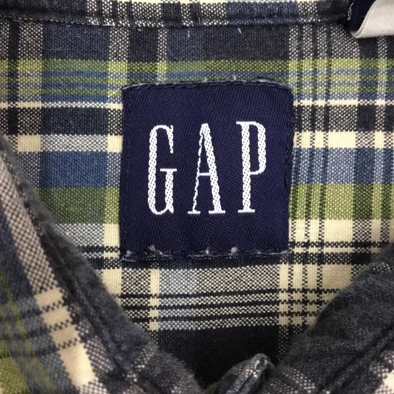 ギャップ GAP シャツ、ブラウス 半袖 半袖シャツ カラーシャツ 半袖カットソー チェックシャツ 90s M チェック マルチカラー / マルチカラー / メンズ USED 古着 中古 10106409
