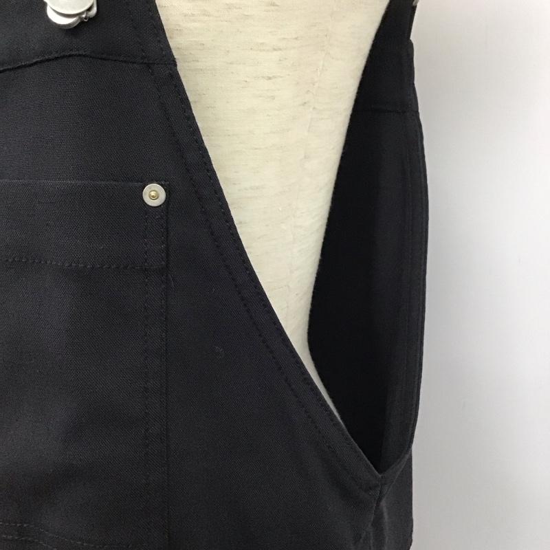 スライ SLY サロペット・オーバーオール サロペット、オーバーオール 030FSY33-3440 WOVEN WORK SALOPETTE 1 無地 黒 / ブラック / レディース USED 古着 中古 10133361