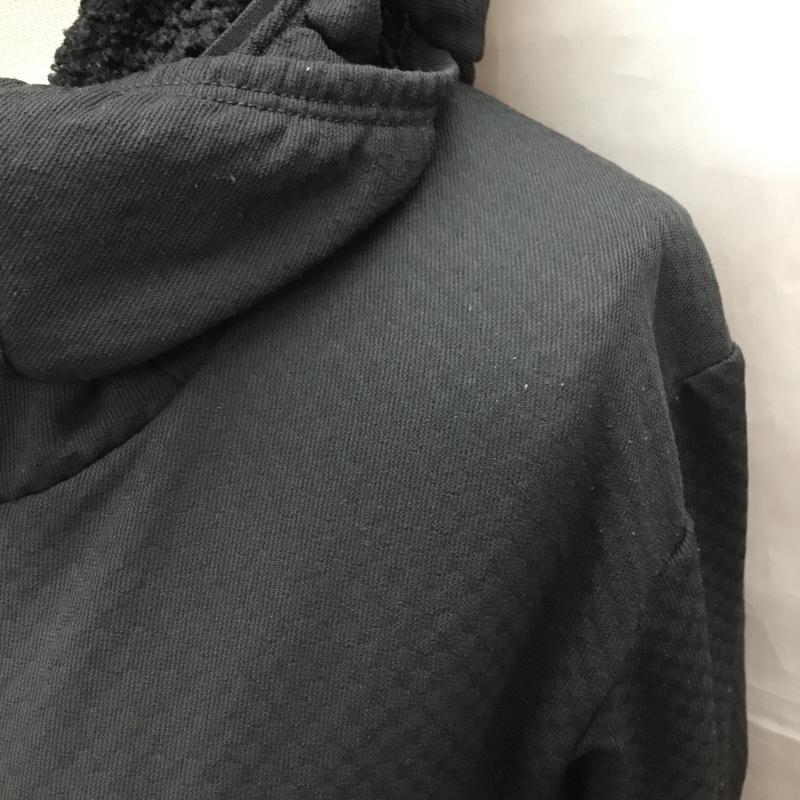 ザノースフェイス THE NORTH FACE カットソー 長袖 NL72101 カールサイドグリッドフーディ 長袖カットソー タートルネック S ロゴ、文字 黒 / ブラック / レディース USED 古着 中古 10115201