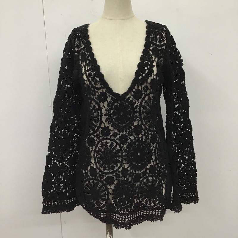 フリークスストア FREAK S STORE カットソー 長袖 無地 黒 / ブラック /  レディース USED 古着 中古 10105814