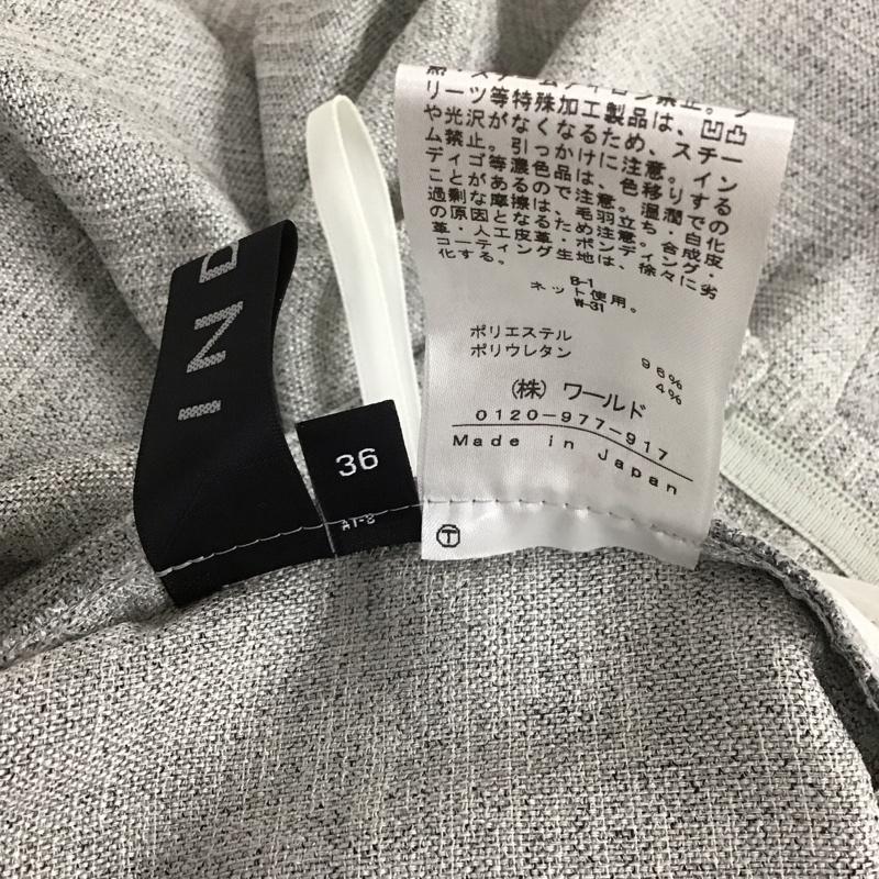 インディヴィ INDIVI スーツ パンツスーツ セットアップ 無地 灰 / グレー / レディース USED 古着 中古 10106651