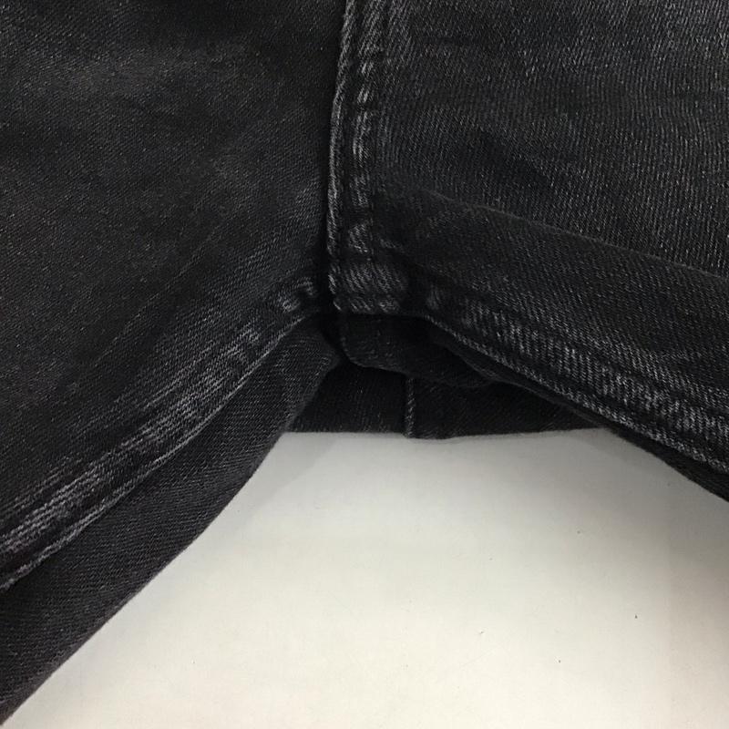 ザラ ZARA パンツ デニム、ジーンズ デニムパンツ スリムパンツ カジュアルパンツ ストレッチパンツ 42 無地 黒 / ブラック / メンズ USED 古着 中古 10127762