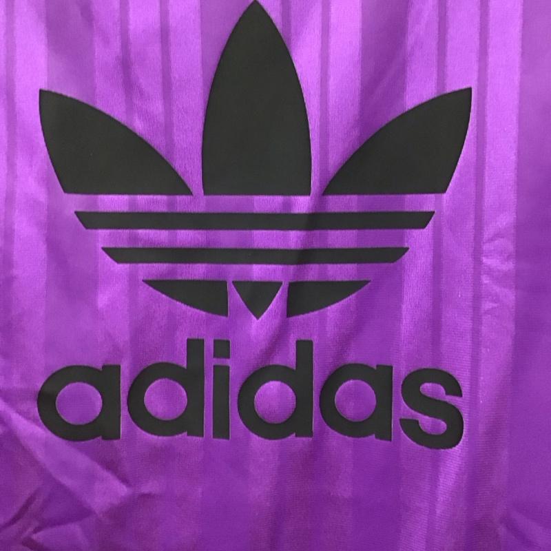 アディダス adidas タンクトップ タンクトップ dv0136 ロングタンクトップ ノースリーブカットソー スポーツウェア L ロゴ、文字 紫 / パープル / レディース USED 古着 中古 10129749