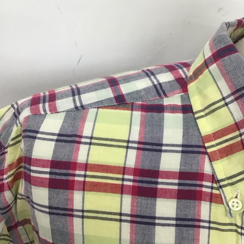 ラルフローレン RALPHLAUREN シャツ、ブラウス 半袖 半袖シャツ カラーシャツ 半袖カットソー チェックシャツ ボタンダウンシャツ M チェック マルチカラー / マルチカラー /  メンズ USED 古着 中古 10109087