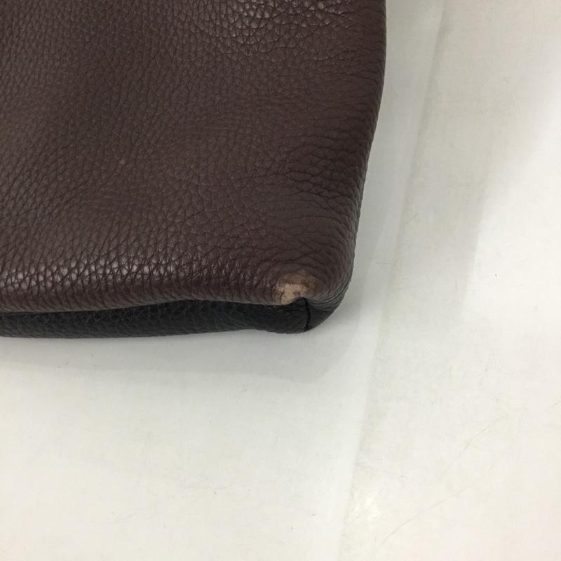コーチ COACH ショルダーバッグ ショルダーバッグ F1420 71563 2トーン レザー ロゴ、文字 黒 / ブラック / X 茶 / ブラウン / レディース USED 古着 中古 10128310