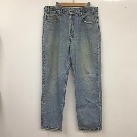 リーバイストラウスアンドコー Levi Strauss & co. パンツ デニム、ジーンズ デニムパンツ ワイドパンツ カジュアルパンツ 38インチ 無地 インディゴ / インディゴ /  メンズ USED 古着 中古 10127335