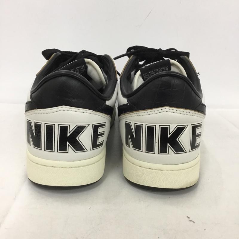 ナイキ NIKE スニーカー スニーカー FQ8127 030 TERMINATOR LOW PRM 29cm 箱有 29.0cm ロゴ、文字 白 / ホワイト / X 黒 / ブラック / メンズ USED 古着 中古 10137994