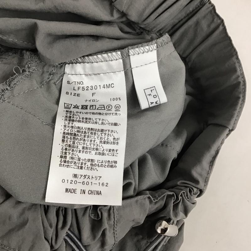 ローリーズファーム LOWRYS FARM スカート ロングスカート lf523014mc 2wayポケットスカート FREE 無地 灰 / グレー / レディース USED 古着 中古 10136109