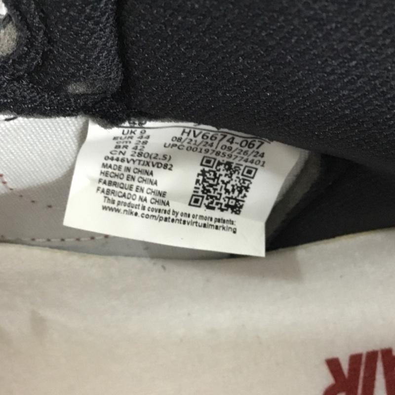 ナイキ NIKE スニーカー スニーカー HV6674-067 AIR JORDAN 1 HIGH 85 28cm 箱有 28.0cm ロゴ、文字 黒 / ブラック / X 赤 / レッド / メンズ USED 古着 中古 10130765