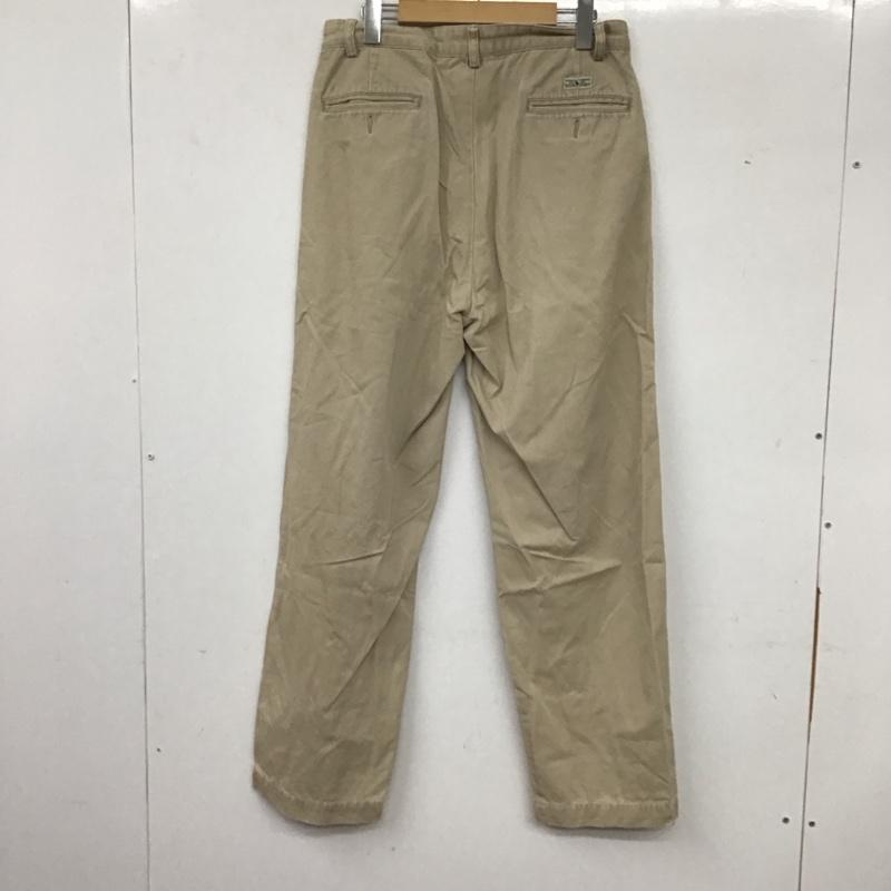 ポロラルフローレン POLO RALPH LAUREN パンツ チノパン チノパン ワイドパンツ カジュアルパンツ 32インチ 無地 ベージュ / ベージュ / メンズ USED 古着 中古 10135839