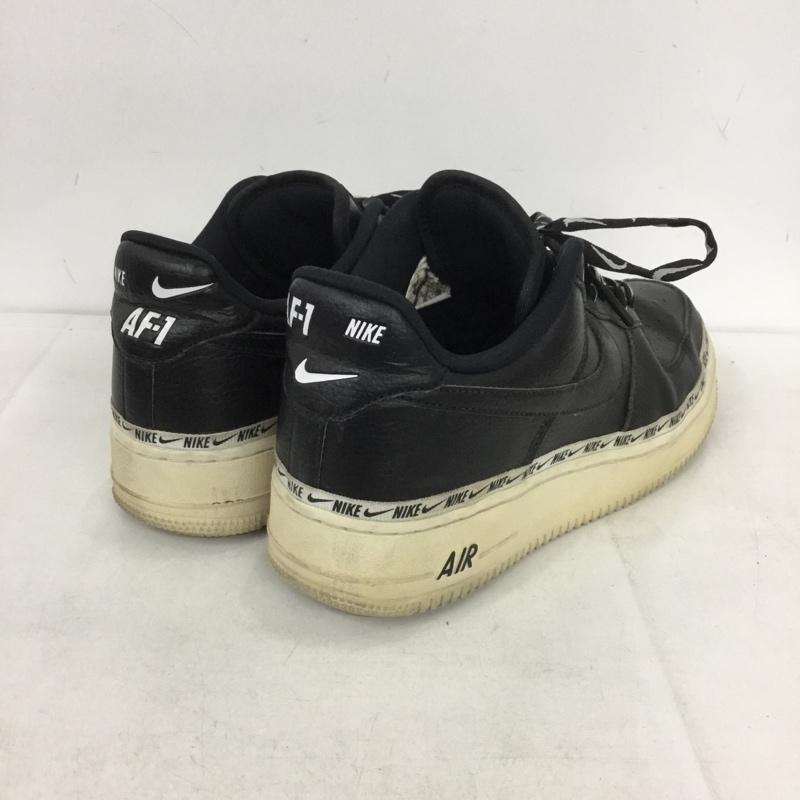 ナイキ NIKE スニーカー スニーカー AH6827-002 WMNS AIR FORCE 1 SE PREMIUM 27.5cm 27.5cm ロゴ、文字 黒 / ブラック / メンズ USED 古着 中古 10138331