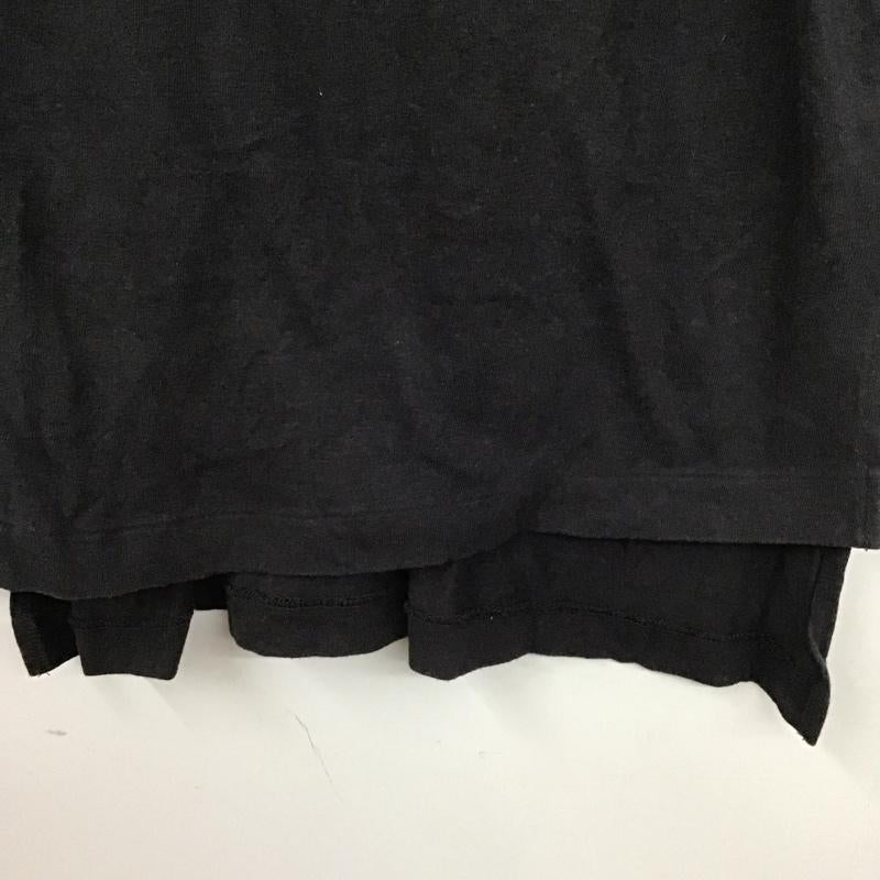 アメリカーナ AMERICANA Tシャツ 半袖 半袖カットソー プリントTシャツ クルーネックカットソー ロゴ、文字 黒 / ブラック / レディース USED 古着 中古 10128958