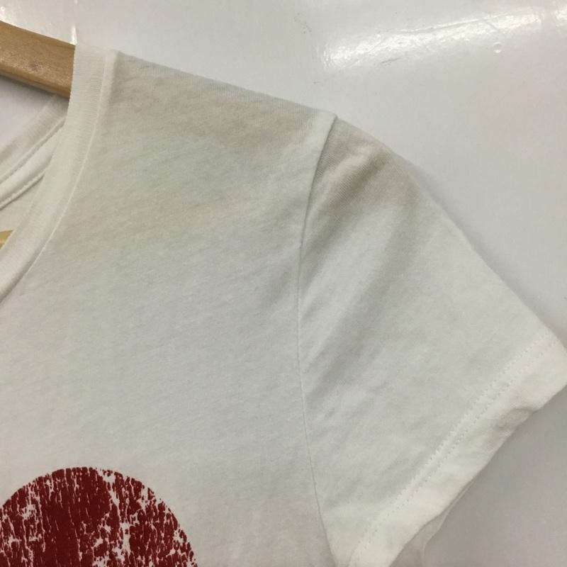 ポロラルフローレン POLO RALPH LAUREN Tシャツ 半袖 半袖カットソー プリントTシャツ クルーネックカットソー L プリント 白 / ホワイト / レディース USED 古着 中古 10110311