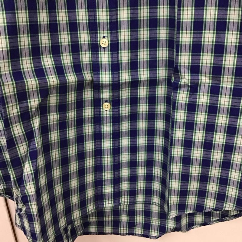 ギャップ GAP シャツ、ブラウス 半袖 半袖シャツ チェックシャツ ボタンダウンシャツ L チェック マルチカラー / マルチカラー / メンズ USED 古着 中古 10129240
