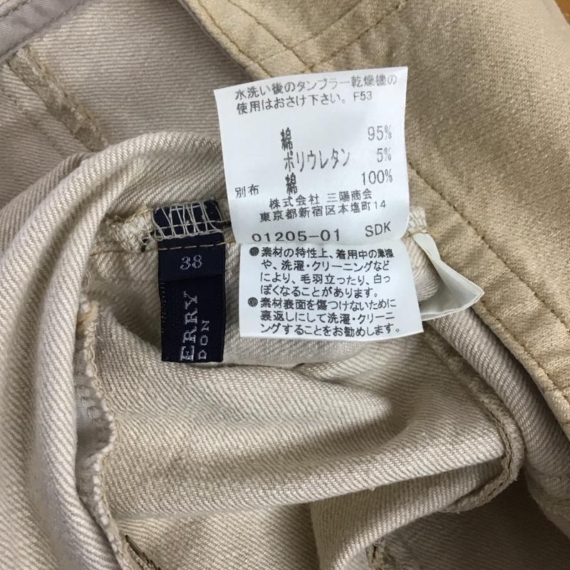 バーバリー BURBERRY スカート ひざ丈スカート 38 無地 ベージュ / ベージュ / レディース USED 古着 中古 10145022