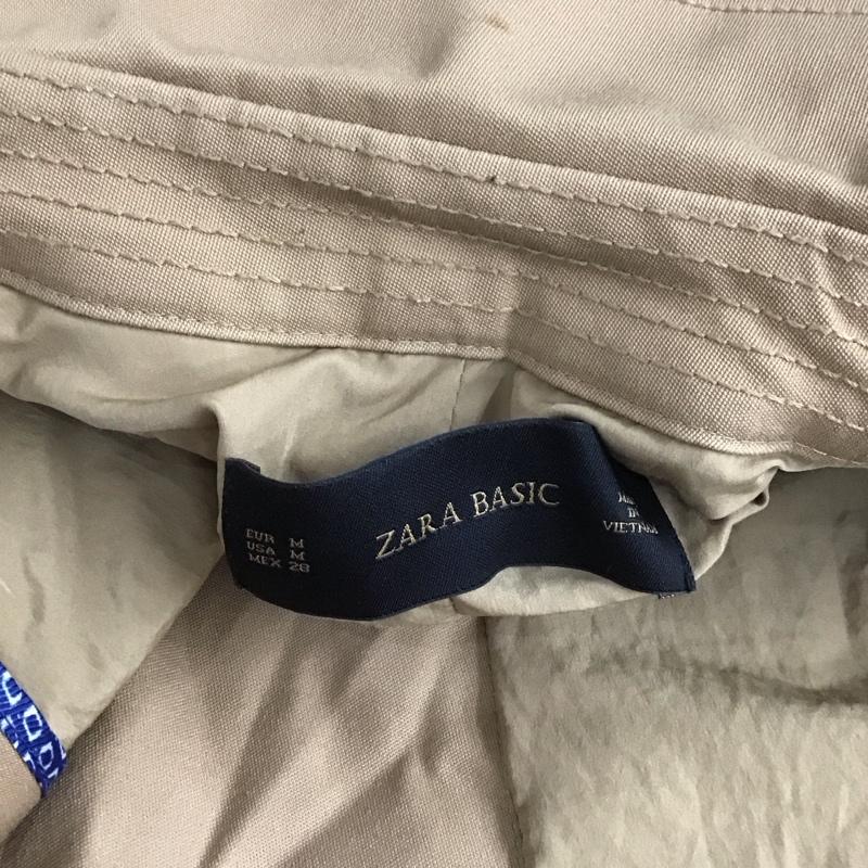 ザラ ZARA コート トレンチコート M 無地 茶 / ブラウン / レディース USED 古着 中古 10126690
