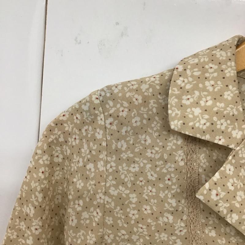 オリーブデオリーブ OLIVE des OLIVE シャツ、ブラウス 半袖 FREE 総柄 ベージュ / ベージュ / レディース USED 古着 中古 10131841