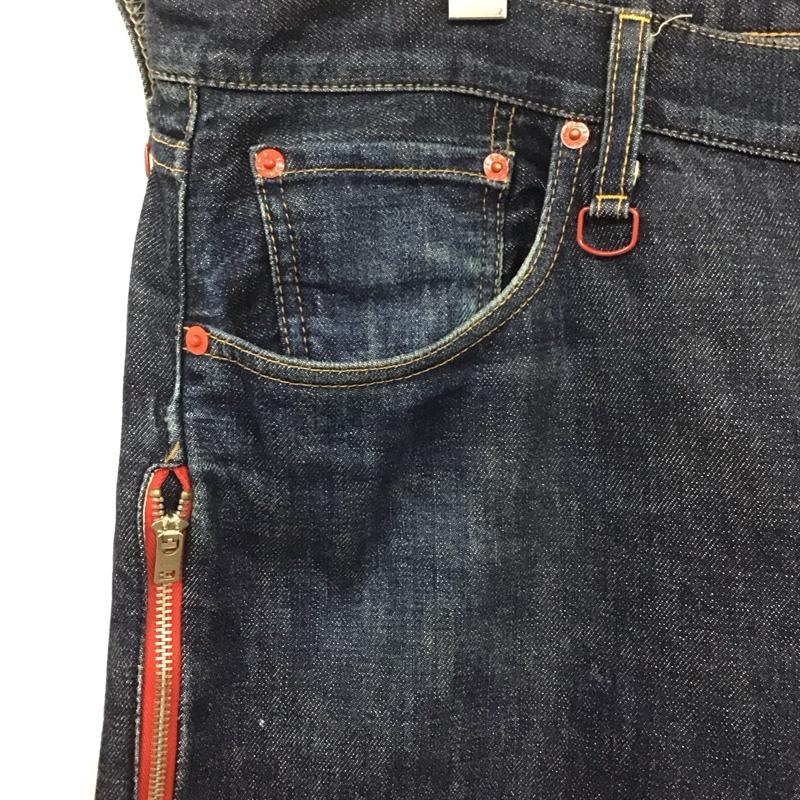 リーバイスフェノム LEVI S Fenom パンツ デニム、ジーンズ デニムパンツ ワイドパンツ カジュアルパンツ 36 プリント インディゴ / インディゴ / メンズ USED 古着 中古 10134087