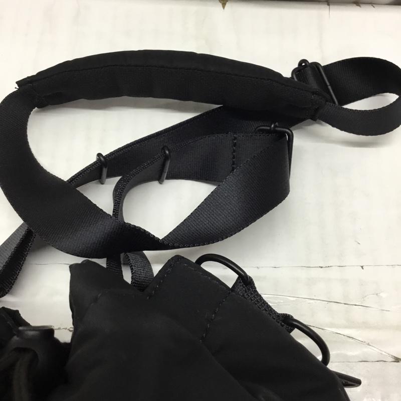 ポーター PORTER ショルダーバッグ ショルダーバッグ SENSES TOOLBAG aGEL 巾着 2WAY ロゴ、文字 黒 / ブラック / メンズ USED 古着 中古 10121004