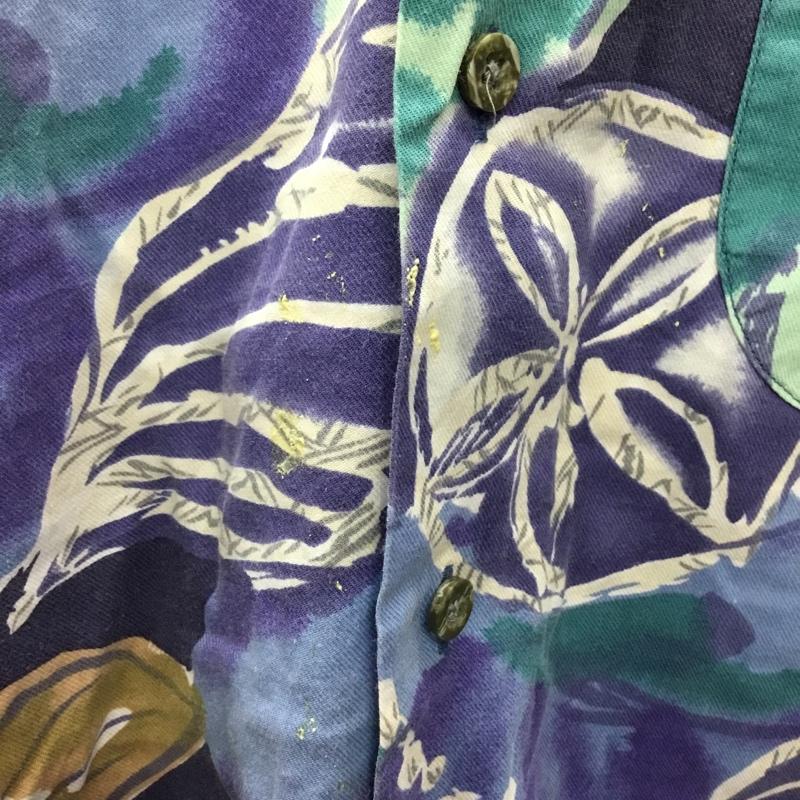 古着 USED シャツ、ブラウス 半袖 半袖シャツ カラーシャツ 半袖カットソー アロハシャツ 古着 L 総柄 マルチカラー / マルチカラー / メンズ USED 古着 中古 10106405