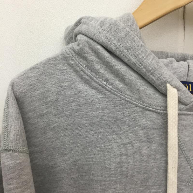 ラルフローレン RALPHLAUREN パーカー 長袖 ビッグロゴ プルオーバー XL ロゴ、文字 灰 / グレー / メンズ USED 古着 中古 10106145