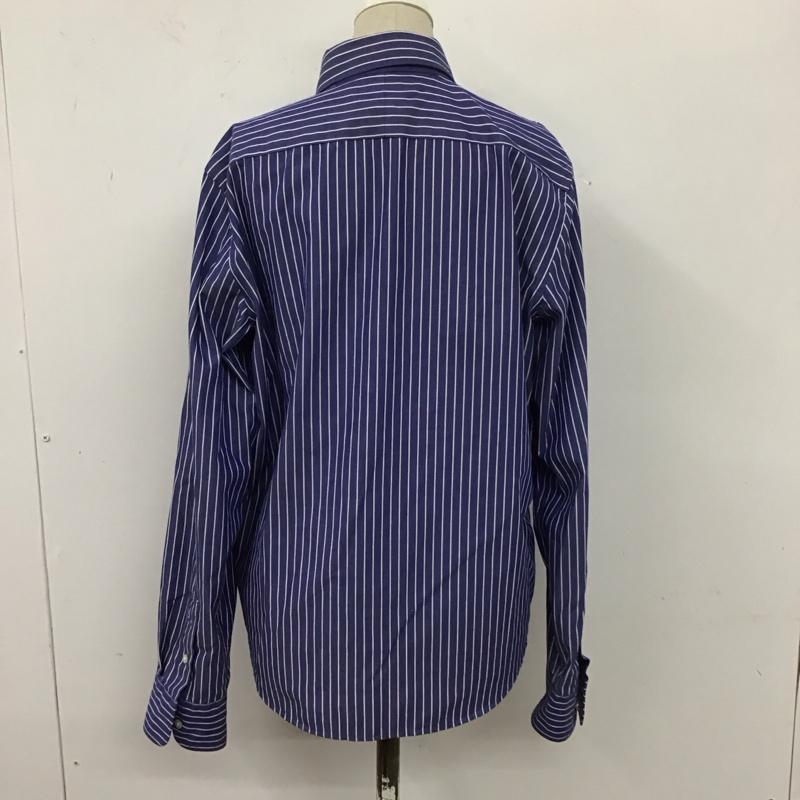 ラルフローレン RALPHLAUREN シャツ、ブラウス 長袖 長袖シャツ ストライプシャツ カジュアルシャツ ストライプシャツ S ストライプ 白 / ホワイト / X 青 / ブルー / レディース USED 古着 中古 10110228