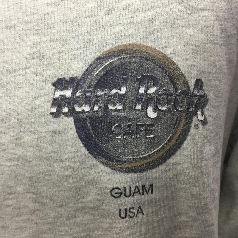 ハードロックカフェ HARD ROCK CAFE トレーナー 長袖 長袖 S ロゴ、文字 灰 / グレー / メンズ USED 古着 中古 10115633