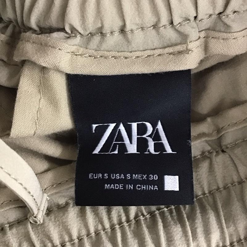 ザラ ZARA パンツ スラックス スリムパンツ ストレッチパンツ カジュアルパンツ S 無地 ベージュ / ベージュ / メンズ USED 古着 中古 10135452