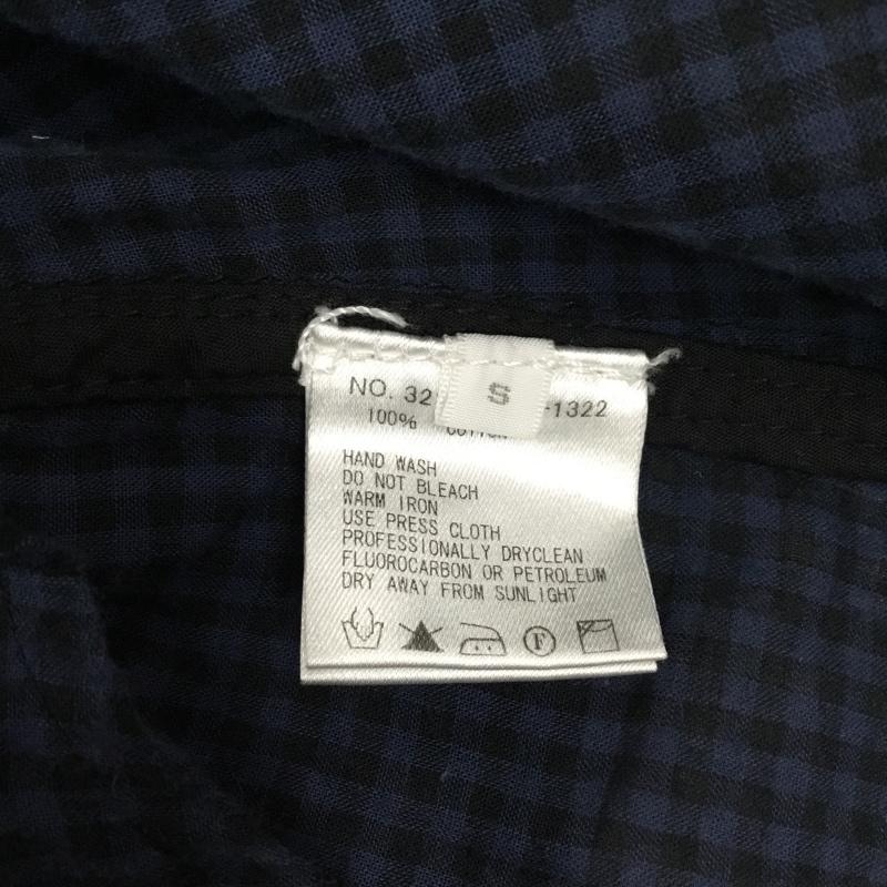 ロンハーマン Ron Herman シャツ、ブラウス 長袖 321070470-1322 RHC コットン S チェック 黒 / ブラック / X 紺 / ネイビー / レディース USED 古着 中古 10118736