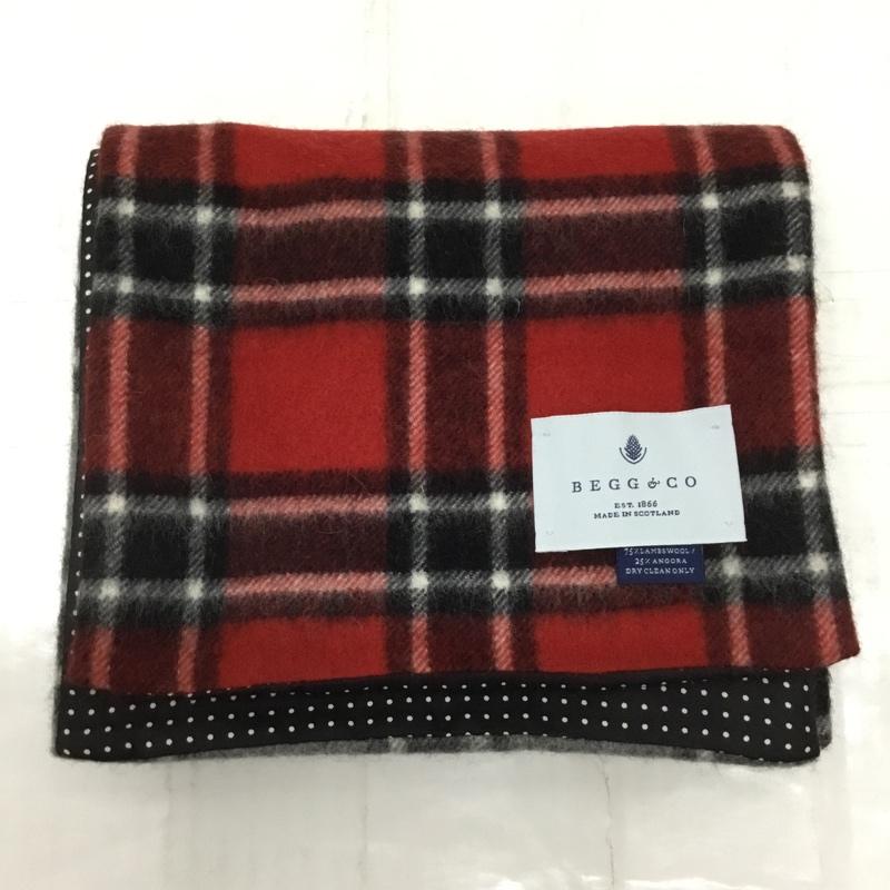 ベグアンドコー Begg & Co マフラー マフラー リバーシブル チェック 水玉 ウール ドット マルチカラー / マルチカラー / レディース USED 古着 中古 10106203