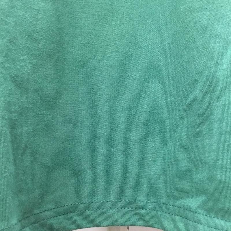 イング INGNI Tシャツ 半袖 1221-100125-00 カレッジTシャツ クルーネック M ロゴ、文字 緑 / グリーン / レディース USED 古着 中古 10115557