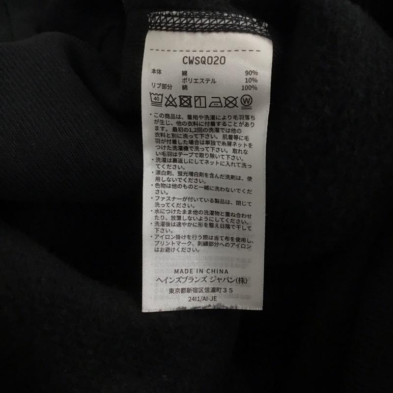 チャンピオン Campion トレーナー 長袖 CWSQ020 M 無地 黒 / ブラック / レディース USED 古着 中古 10130983
